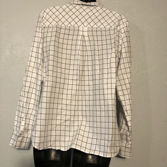 TOMMY HILFIGER zip up long sleeve shirt top Medium - Picture 7 of 11